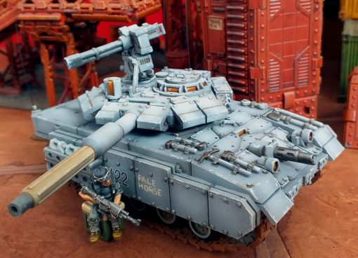 futuristic main battle tank model kits from the 80s