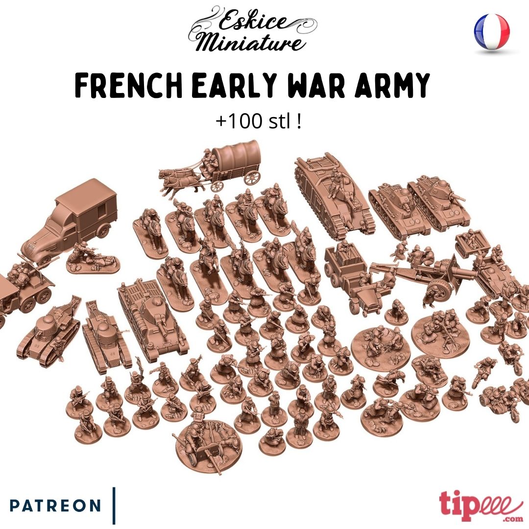 WW2 – Late War Free French – Bolt Action Army Lists – Hysnaps