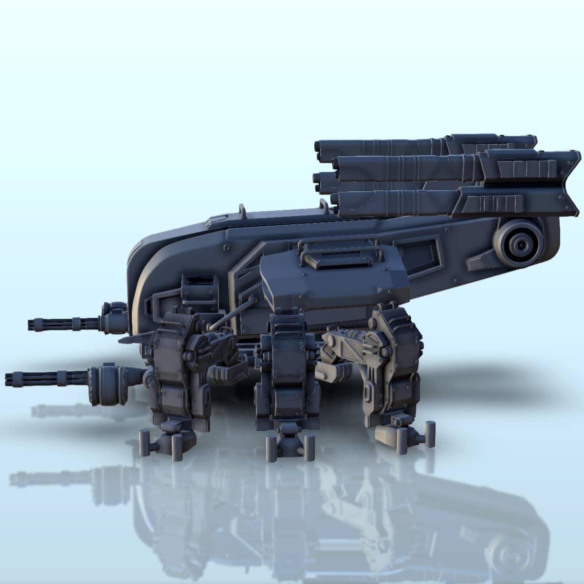 futuristic machine gun