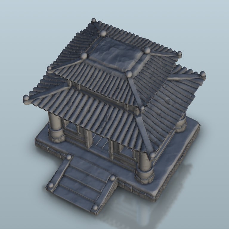 Oriental temple 9 - Wargaming3D